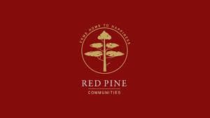 Red Pine Communities builder's logo